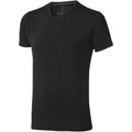 Solid Black - Front - Elevate Mens Kawartha Short Sleeve T-Shirt