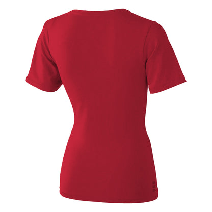 Red - Back - Elevate Womens-Ladies Kawartha Short Sleeve T-Shirt