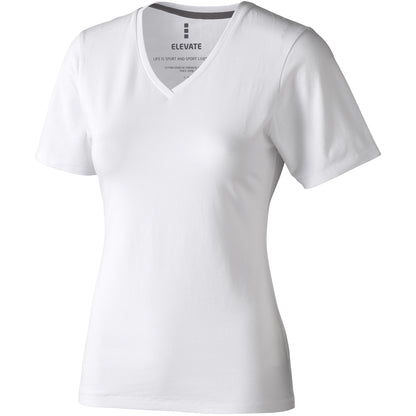 White - Front - Elevate Womens-Ladies Kawartha Short Sleeve T-Shirt