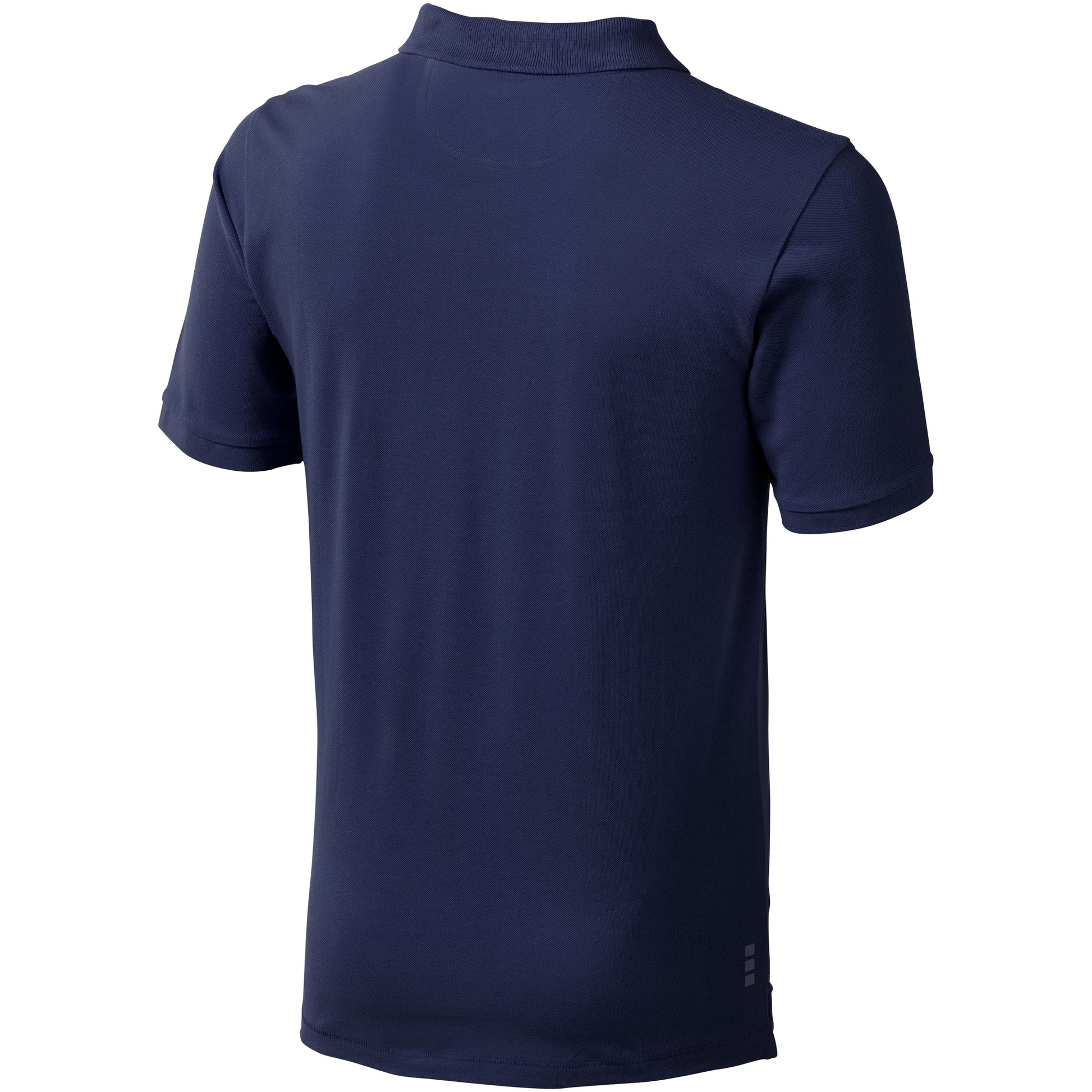 Navy - Back - Elevate Mens Calgary Short Sleeve Polo