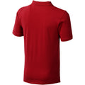 Red - Back - Elevate Mens Calgary Short Sleeve Polo