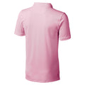 Light Pink - Back - Elevate Mens Calgary Short Sleeve Polo
