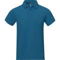 Tech Blue - Front - Elevate Mens Calgary Short Sleeve Polo