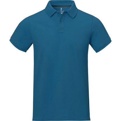 Tech Blue - Front - Elevate Mens Calgary Short Sleeve Polo
