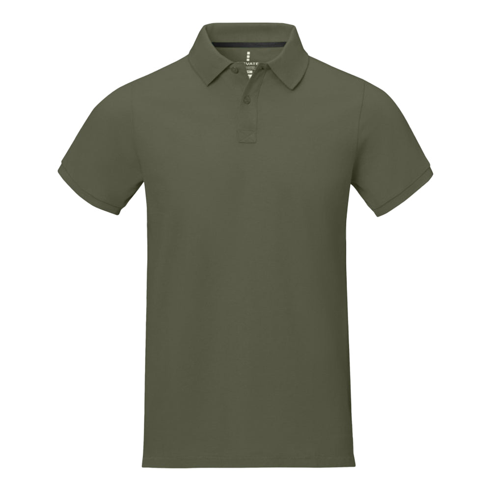 Light Forest Green - Front - Elevate Mens Calgary Short Sleeve Polo