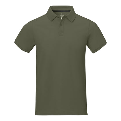 Light Forest Green - Front - Elevate Mens Calgary Short Sleeve Polo