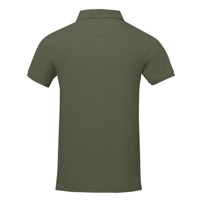 Light Forest Green - Back - Elevate Mens Calgary Short Sleeve Polo