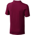 Burgundy - Back - Elevate Mens Calgary Short Sleeve Polo