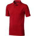 Red - Front - Elevate Mens Calgary Short Sleeve Polo