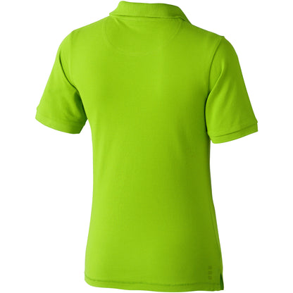 Apple Green - Back - Elevate Calgary Short Sleeve Ladies Polo