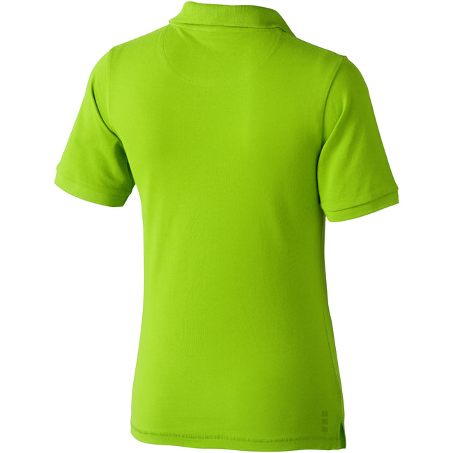 Apple Green - Back - Elevate Calgary Short Sleeve Ladies Polo