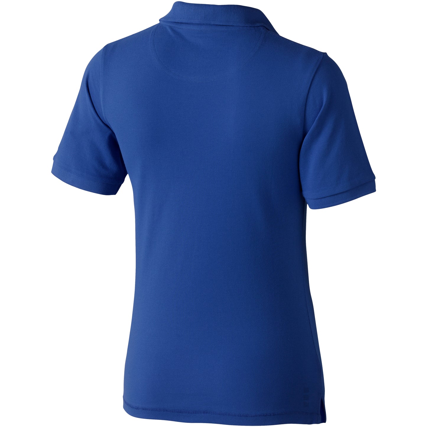 Blue - Back - Elevate Calgary Short Sleeve Ladies Polo
