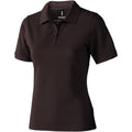 Light Pink - Close up - Elevate Calgary Short Sleeve Ladies Polo