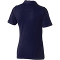 Navy - Back - Elevate Markham Short Sleeve Ladies Polo