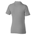 Grey Melange - Back - Elevate Markham Short Sleeve Ladies Polo