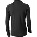 Anthracite - Back - Elevate Oakville Long Sleeve Ladies Polo Shirt