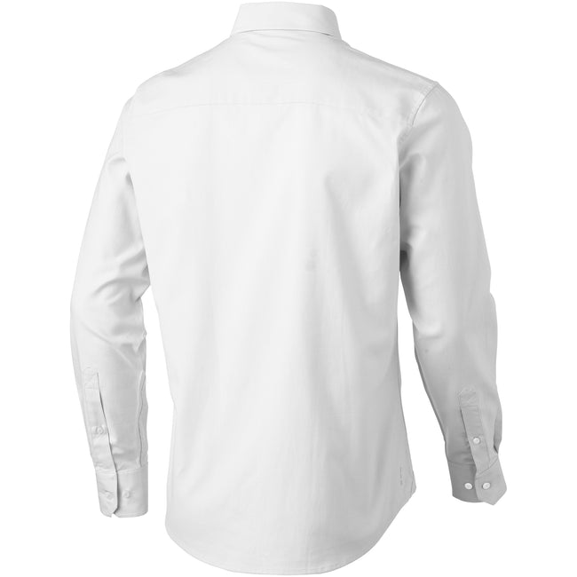 White - Back - Elevate Vaillant Long Sleeve Shirt