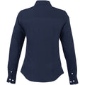 Navy Blue - Back - Elevate Vaillant Long Sleeve Ladies Shirt
