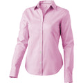 Pink - Front - Elevate Vaillant Long Sleeve Ladies Shirt