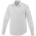 White - Front - Elevate Mens Hamell Long Sleeve Shirt