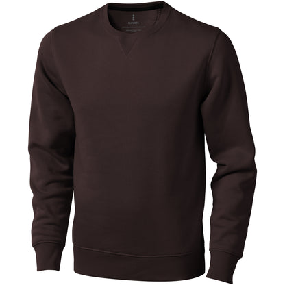 Navy - Side - Elevate Mens Surrey Crew Neck Sweater