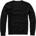 Solid Black - Back - Elevate Mens Surrey Crew Neck Sweater