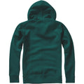 Forest Green - Back - Elevate Mens Arora Hooded Full Zip Sweater