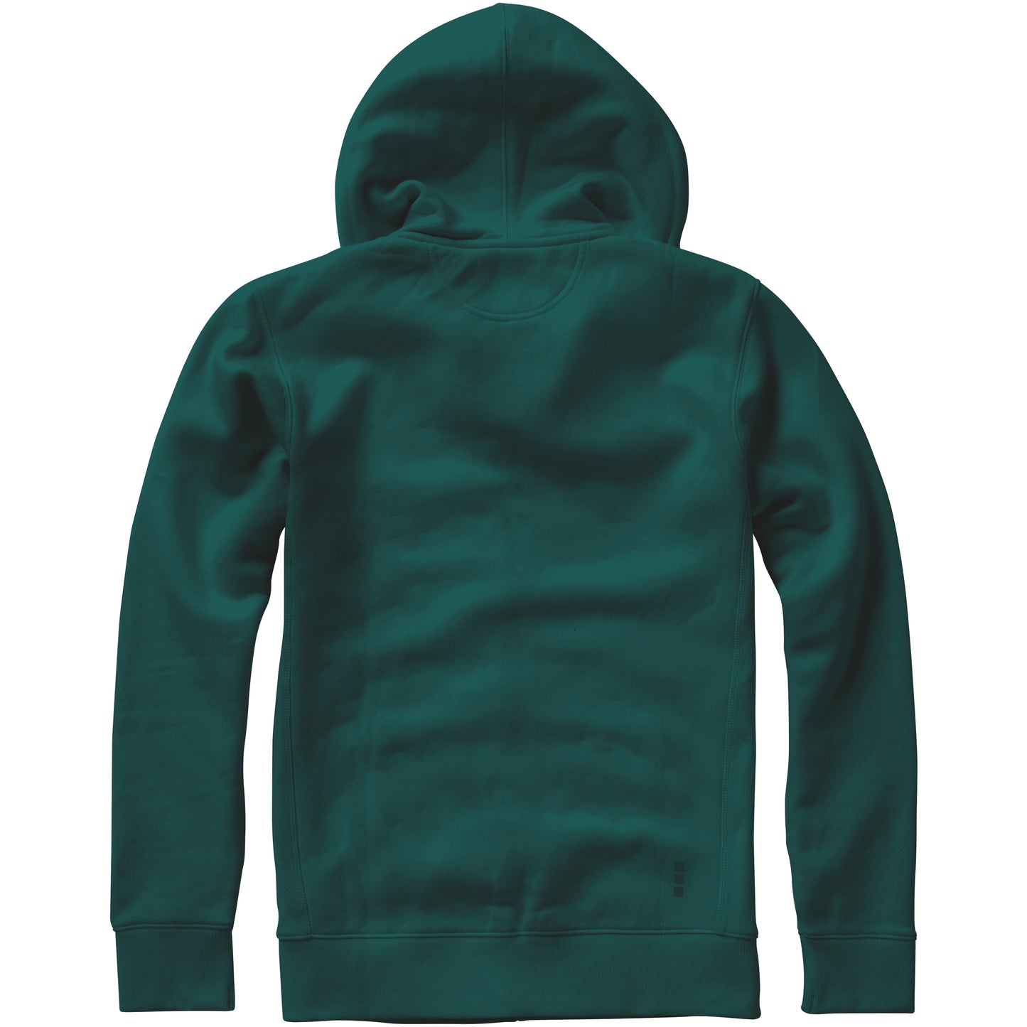 Forest Green - Back - Elevate Mens Arora Hooded Full Zip Sweater