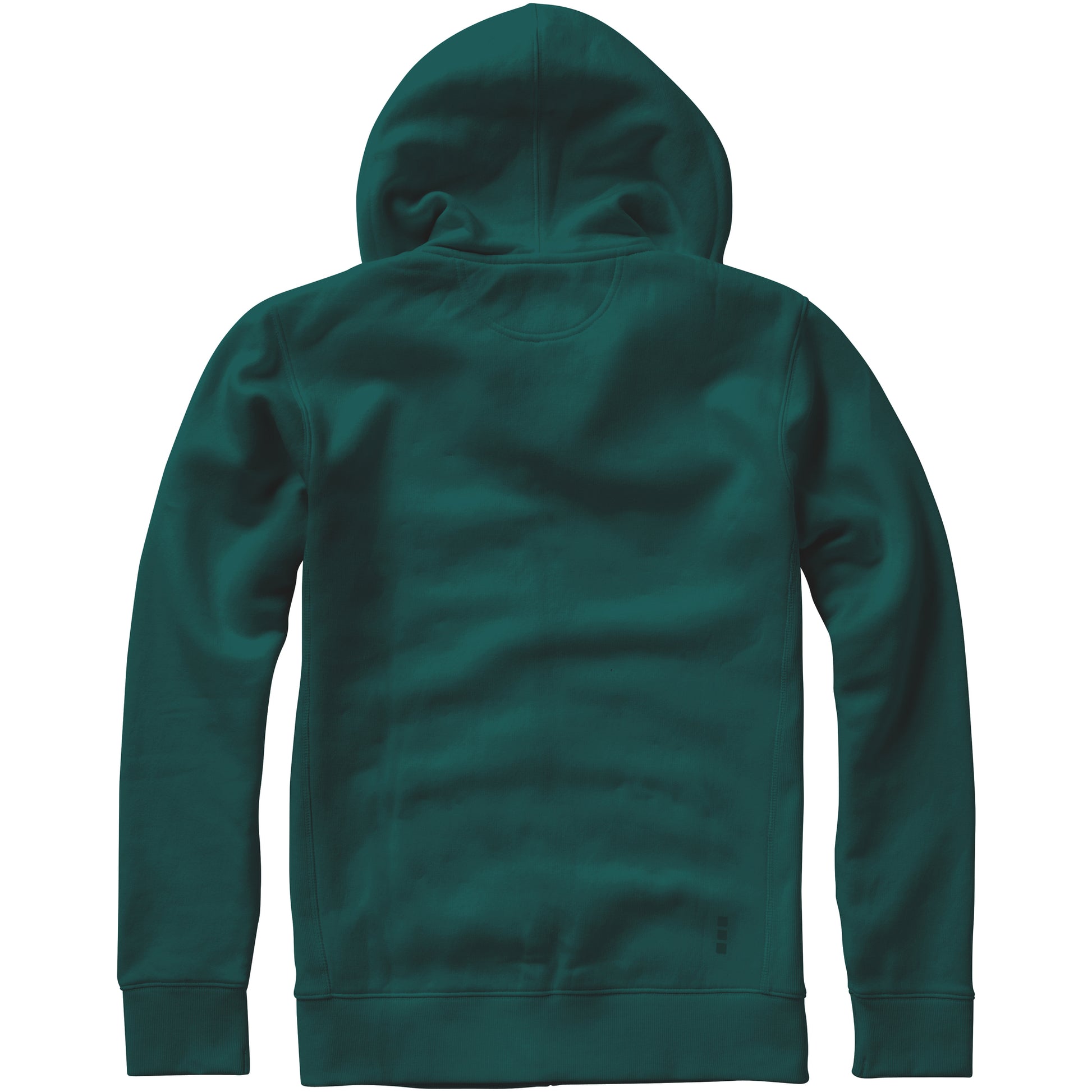 Forest Green - Back - Elevate Mens Arora Hooded Full Zip Sweater