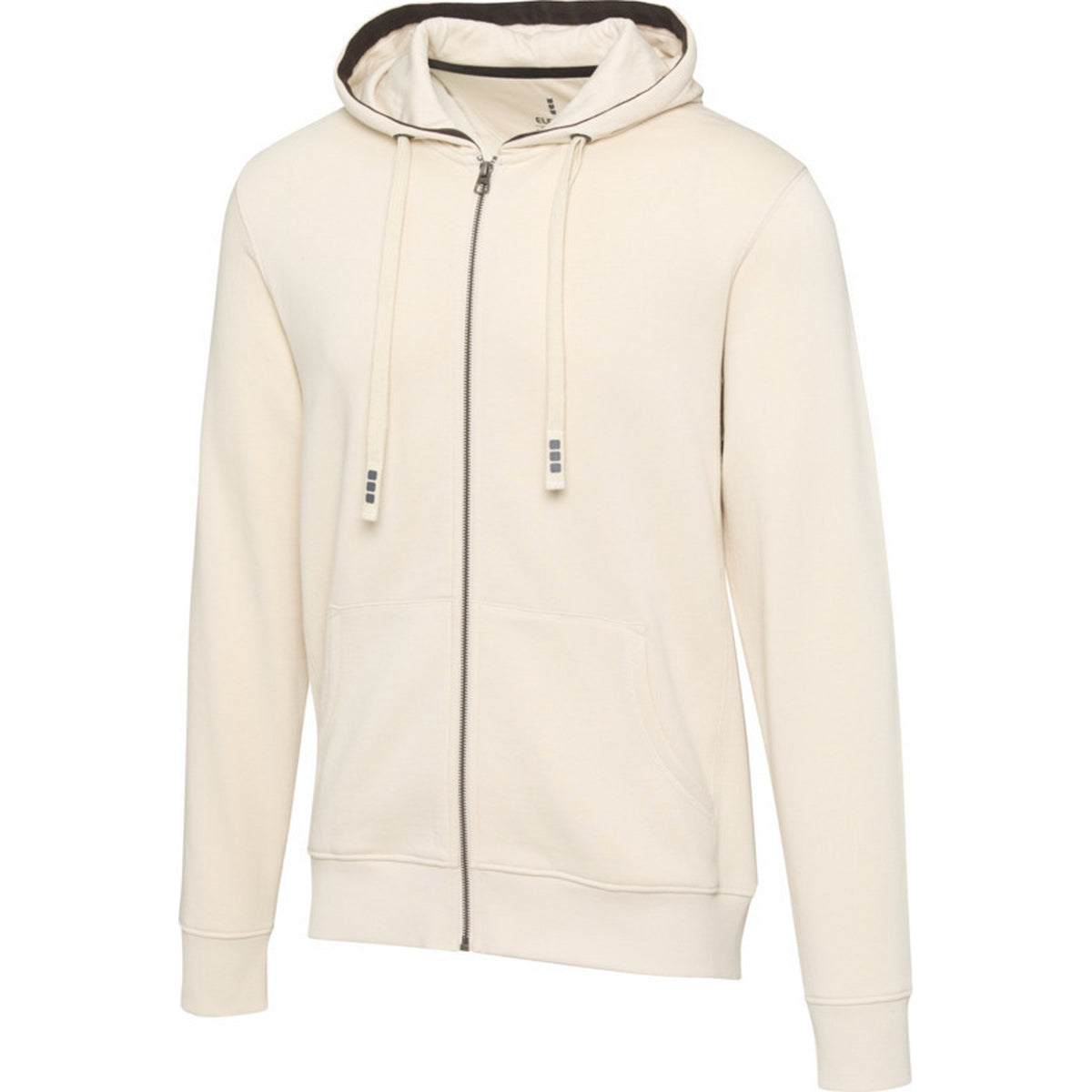 Sandstone - Side - Elevate Mens Arora Hooded Full Zip Sweater