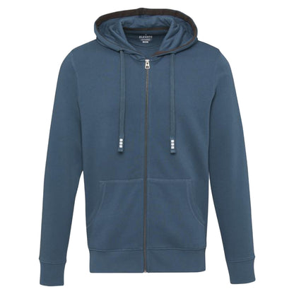 Hale Blue - Front - Elevate Mens Arora Hooded Full Zip Sweater