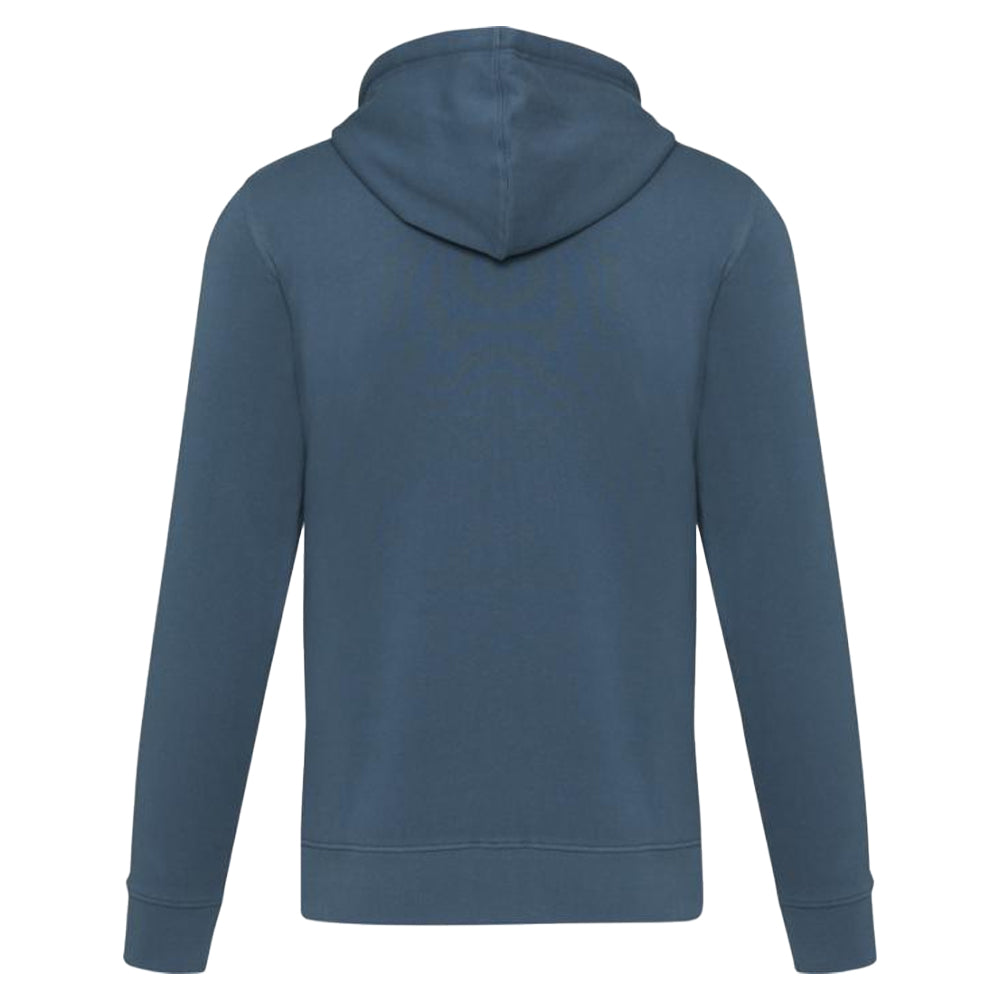 Hale Blue - Back - Elevate Mens Arora Hooded Full Zip Sweater