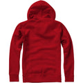 Red - Back - Elevate Mens Arora Hooded Full Zip Sweater