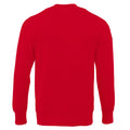 Red - Back - Elevate Kruger Crew Neck Sweater