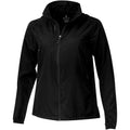 Solid Black - Front - Elevate Womens-Ladies Flint Lightweight Jacket
