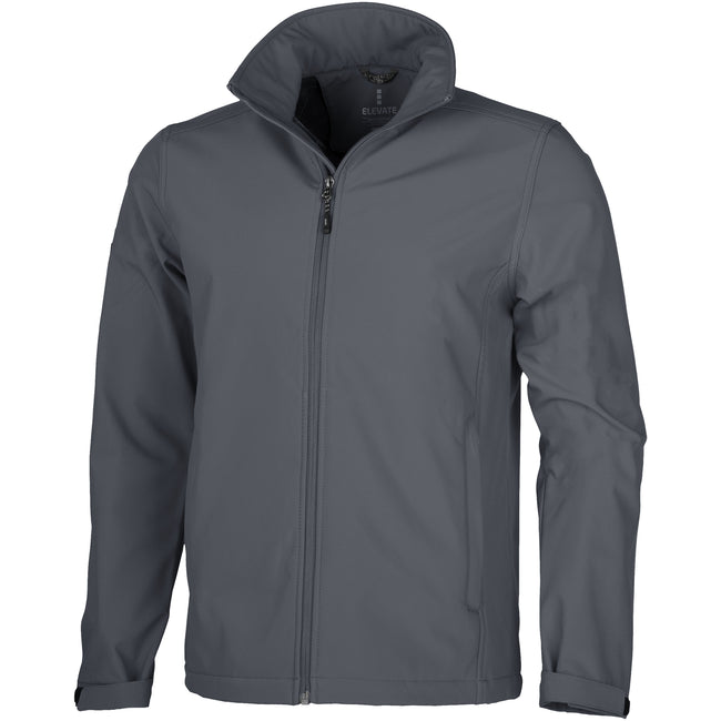 Storm Grey - Front - Elevate Mens Maxson Softshell Jacket