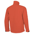 Orange - Back - Elevate Mens Maxson Softshell Jacket