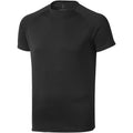Solid Black - Front - Elevate Mens Niagara Short Sleeve T-Shirt
