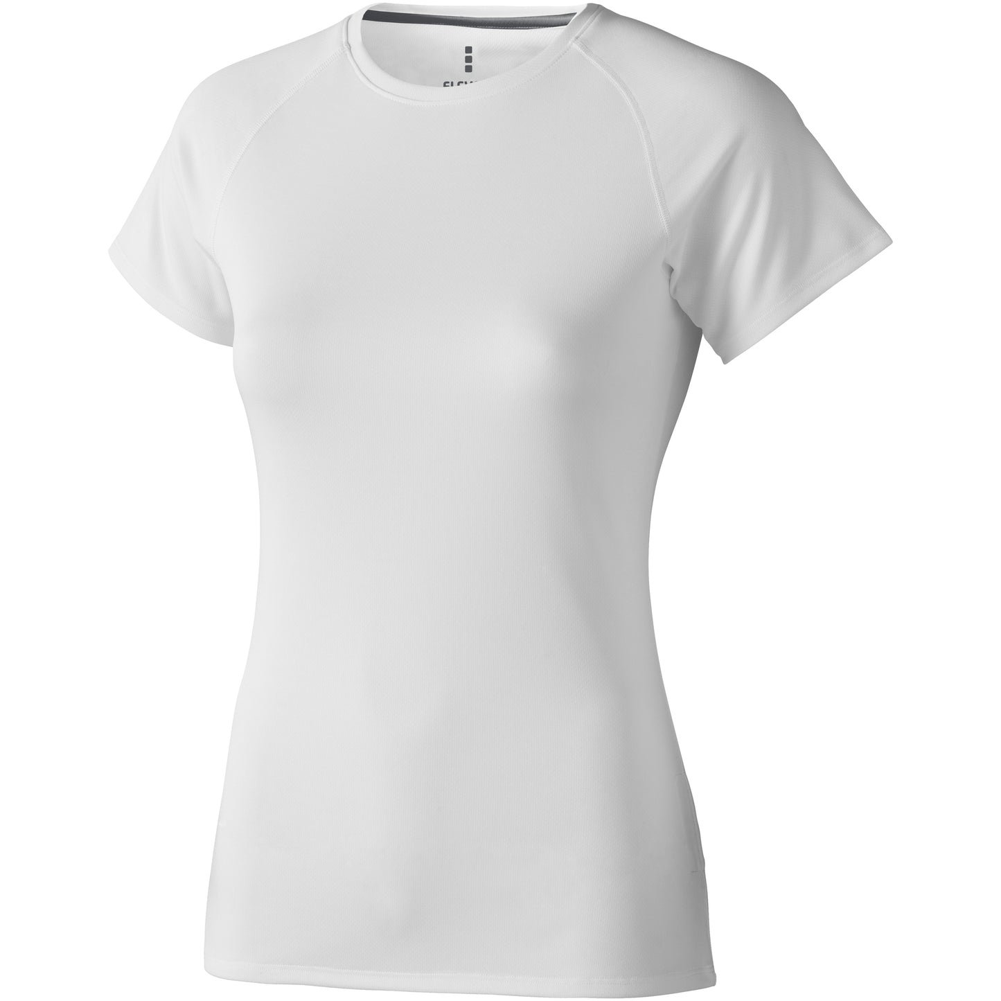 White - Front - Elevate Womens-Ladies Niagara Short Sleeve T-Shirt