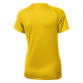 Yellow - Back - Elevate Womens-Ladies Niagara Short Sleeve T-Shirt