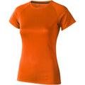 Orange - Front - Elevate Womens-Ladies Niagara Short Sleeve T-Shirt