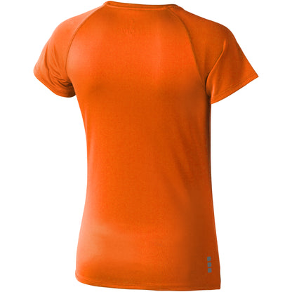 Orange - Back - Elevate Womens-Ladies Niagara Short Sleeve T-Shirt