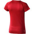Red - Back - Elevate Womens-Ladies Niagara Short Sleeve T-Shirt