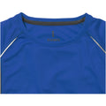 Blue-Anthracite - Side - Elevate Mens Quebec Short Sleeve T-Shirt