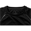Solid Black-Anthracite - Side - Elevate Womens-Ladies Quebec Short Sleeve T-Shirt