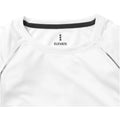 White-Anthracite - Side - Elevate Womens-Ladies Quebec Short Sleeve T-Shirt