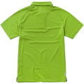 Apple Green - Back - Elevate Mens Ottawa Short Sleeve Polo