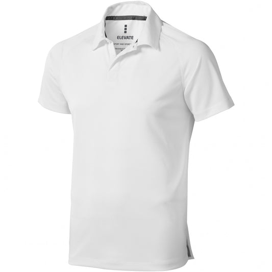 White - Front - Elevate Mens Ottawa Short Sleeve Polo