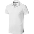 White - Front - Elevate Mens Ottawa Short Sleeve Polo