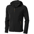 Solid Black - Front - Elevate Mens Langley Softshell Jacket